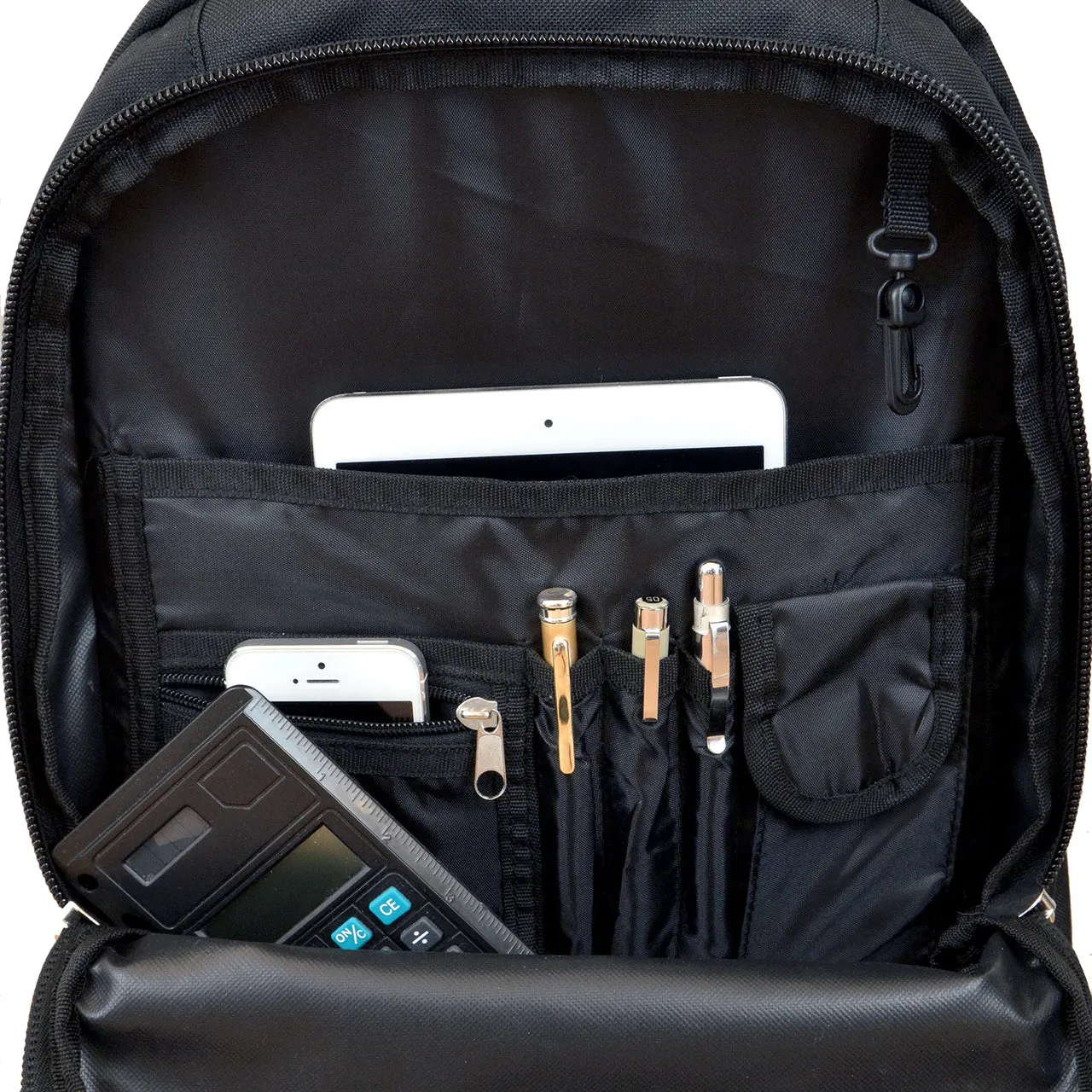 Central Florida Premium Wheeled Backpack in Black