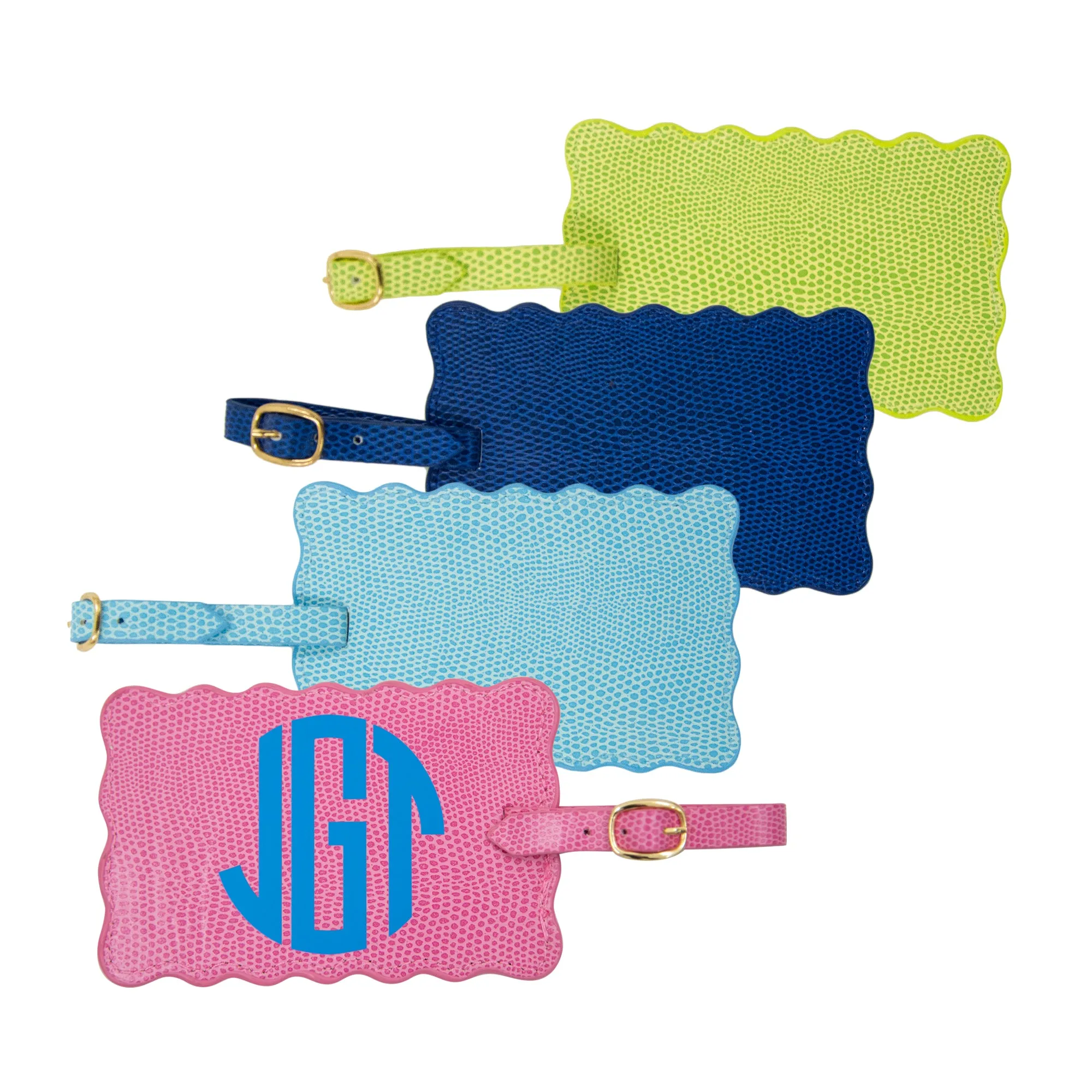 Lizard Scallop Luggage Tag